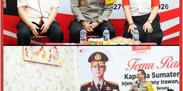 Kapolda Sumut Silaturahmi dengan INTI, Ajak Masyarakat Jaga Persatuan dan Kamtibmas