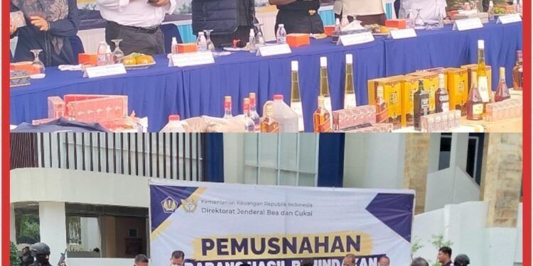 Bea Cukai Sumbagtim Musnahkan 22,4 Juta Batang Rokok Ilegal, Kerugian Negara Rp20,56 Miliar Dicegah