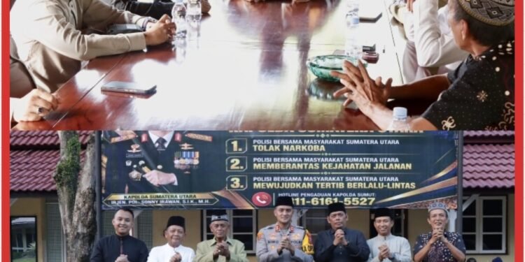Pererat Silaturahmi dengan Tokoh Agama dan Masyarakat, Kapolres Binjai Ajak Bersama Jaga Kamtibmas dan Tolak Narkoba