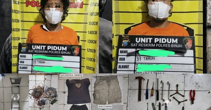 Gerak Cepat Satreskrim Polres Binjai, Dua Terduga Pelaku Curat Toko Rp157 Juta Dibekuk