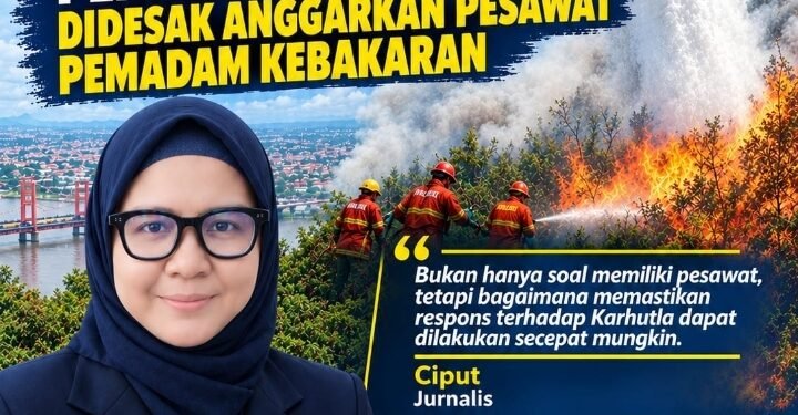 Karhutla Jadi Ancaman Tahunan, Pemprov Riau dan Pemerintah Pusat Didesak Anggarkan Pesawat Pemadam Water Bombing