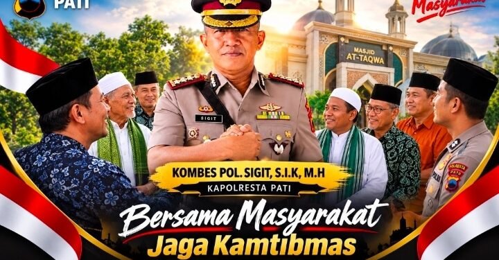 Polisi Bersama Masyarakat, Kapolresta Pati Perkuat Kerukunan