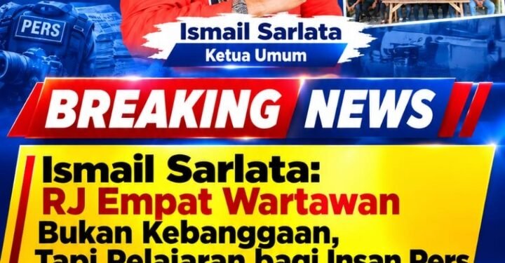 Empat Wartawan Tempuh Restorative Justice, Ismail: Pers Harus Tunduk Pada UU Pers dan KEJ