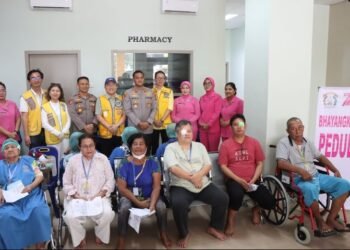 Wujudkan Kepedulian Nyata, Polres Binjai Bersama Bhayangkari Gelar Bakti Kesehatan Operasi Katarak