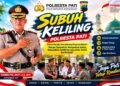 Subuh Keliling Digelar 20 Polsek, Ini Pesan Kapolresta Pati