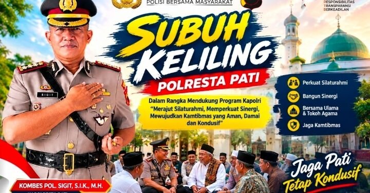 Subuh Keliling Digelar 20 Polsek, Ini Pesan Kapolresta Pati