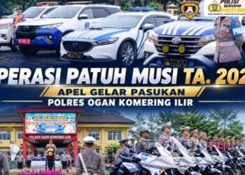 Lampu Merah Diterobos, Lawan Arus Hingga Tak Pakai Helm: Enam Pelanggaran Disasar Polres OKI