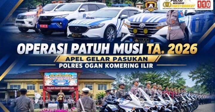 Lampu Merah Diterobos, Lawan Arus Hingga Tak Pakai Helm: Enam Pelanggaran Disasar Polres OKI