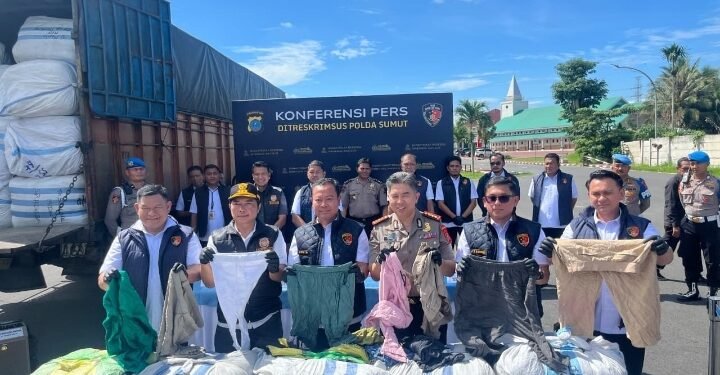 Polda Sumut Gagalkan Pengiriman 144 Ballpress Ilegal Senilai Rp432 Juta di Tol Sergai